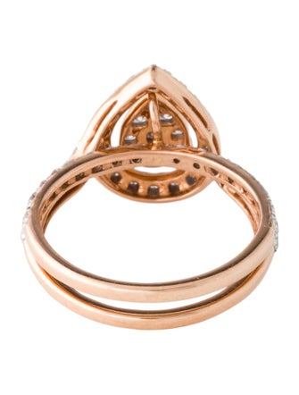 Ring 14K Diamond Wedding Ring Set