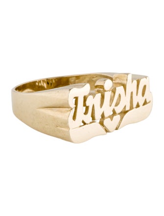 Ring 14K 'Trisha' Signet Ring