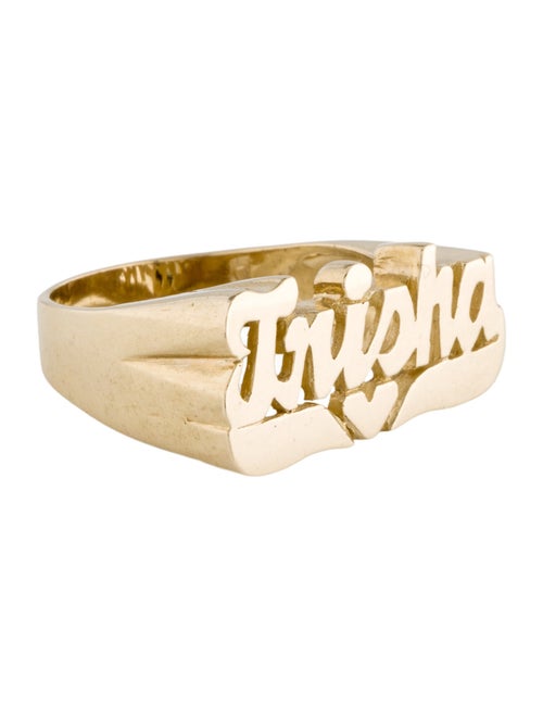 Ring 14K 'Trisha' Signet Ring