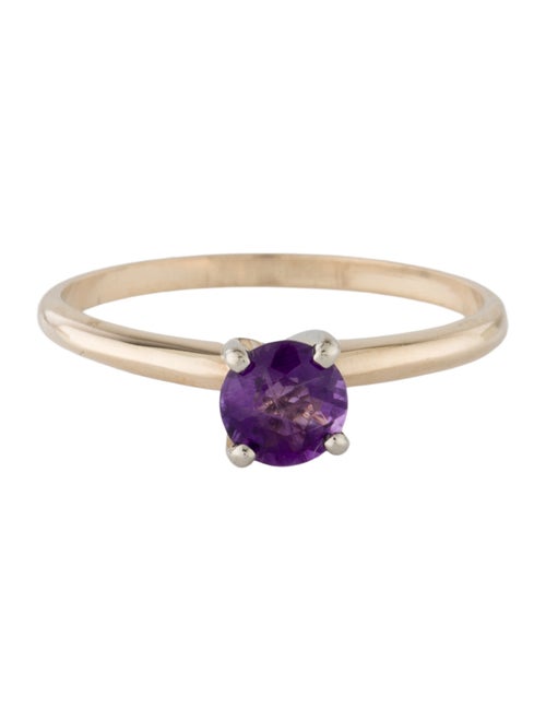 Ring 14K Amethyst Cocktail Ring