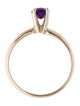 Ring 14K Amethyst Cocktail Ring