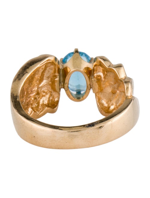 Ring 14K 1.23ct Topaz Cocktail Ring