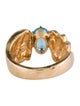 Ring 14K 1.23ct Topaz Cocktail Ring