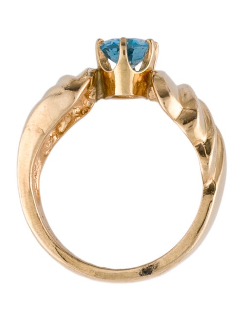 Ring 14K 1.23ct Topaz Cocktail Ring