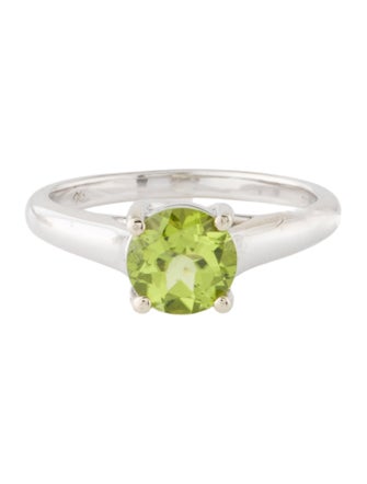 Ring 14K 1.31ct Peridot Cocktail Ring