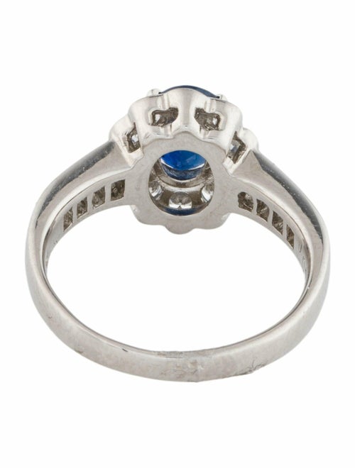 Ring Platinum 1.31ct Ethiopian Sapphire & Diamond Cocktail Ring