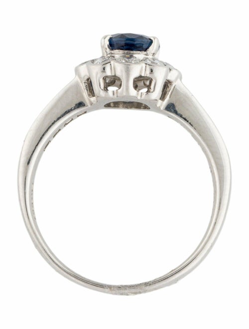 Ring Platinum 1.31ct Ethiopian Sapphire & Diamond Cocktail Ring