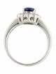 Ring Platinum 1.31ct Ethiopian Sapphire & Diamond Cocktail Ring
