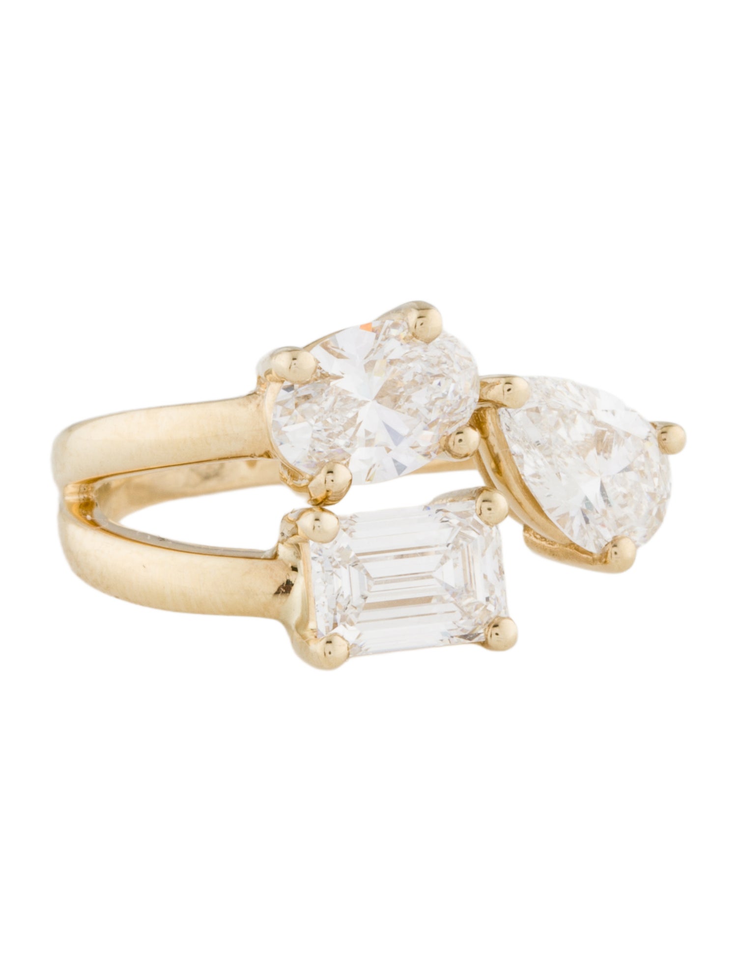 Ring 14K 3.34ctw Lab-Grown Diamond Cocktail