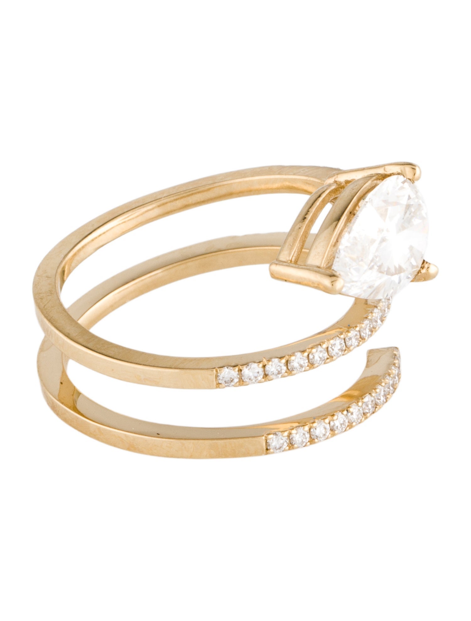 Ring 14K 1.75ctw Lab-Grown Diamond Cocktail Ring