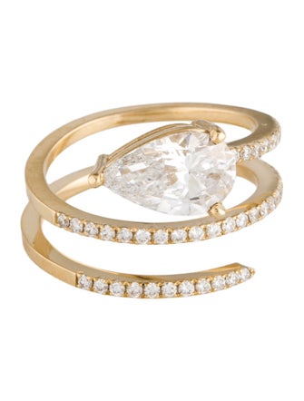 Ring 14K 1.75ctw Lab-Grown Diamond Cocktail Ring