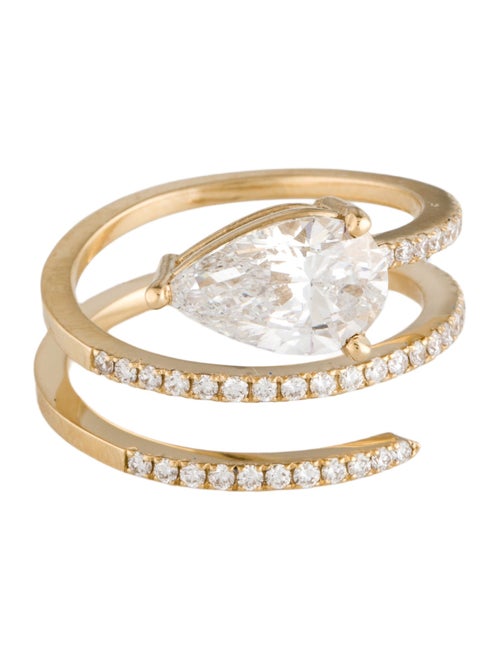 Ring 14K 1.75ctw Lab-Grown Diamond Cocktail Ring