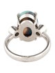 Ring Platinum 4.32ct Opal & Diamond Cocktail Ring