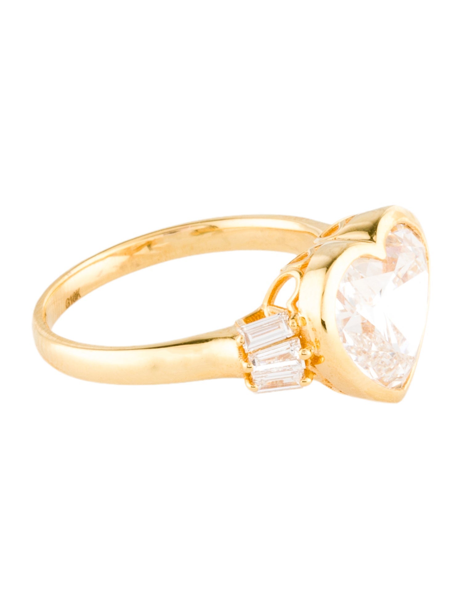 Ring 18K 3.83ct Lab-Grown Diamond Cocktail