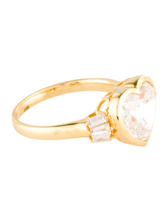 Ring 18K 3.83ct Lab-Grown Diamond Cocktail Ring