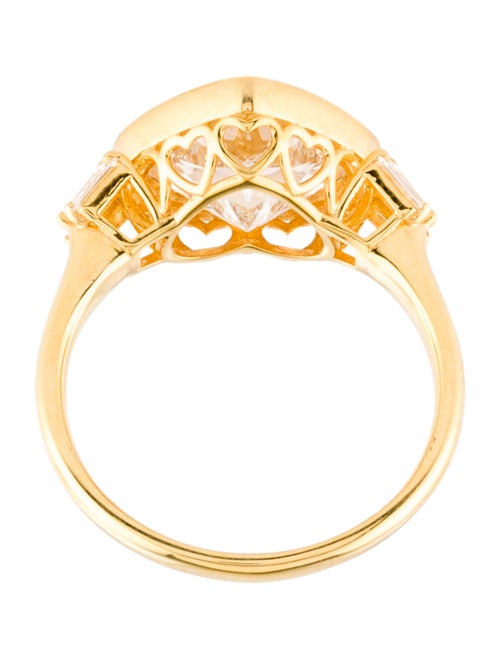 Ring 18K 3.83ct Lab-Grown Diamond Cocktail Ring