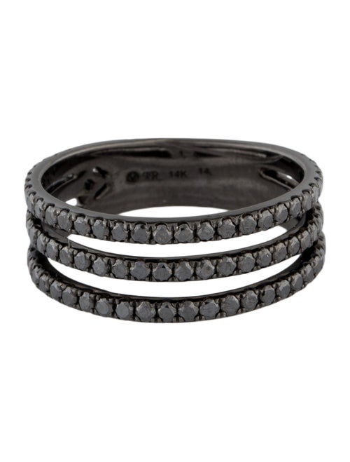 Loree Rodkin 14K 1.35cttw Diamond Triple Row Band