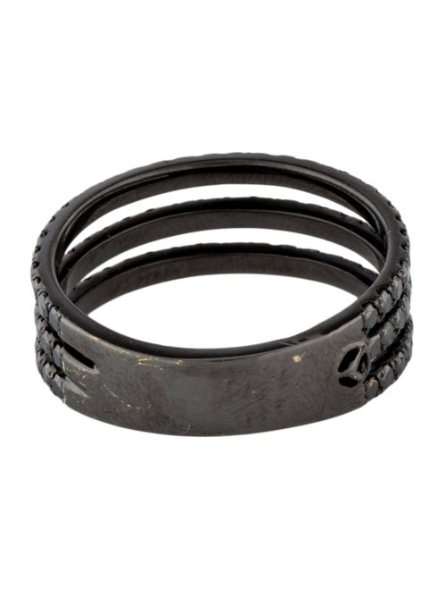 Loree Rodkin 14K 1.35cttw Diamond Triple Row Band