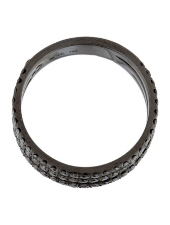 Loree Rodkin 14K 1.35cttw Diamond Triple Row Band