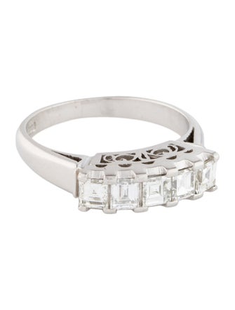 Ring Platinum Diamond Wedding Band