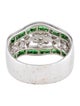 Ring 18K Tsavorite & Diamond Band