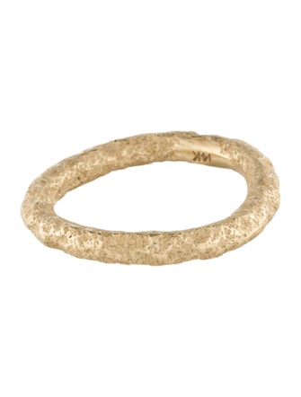 Ring 14K Rustic Textured Band