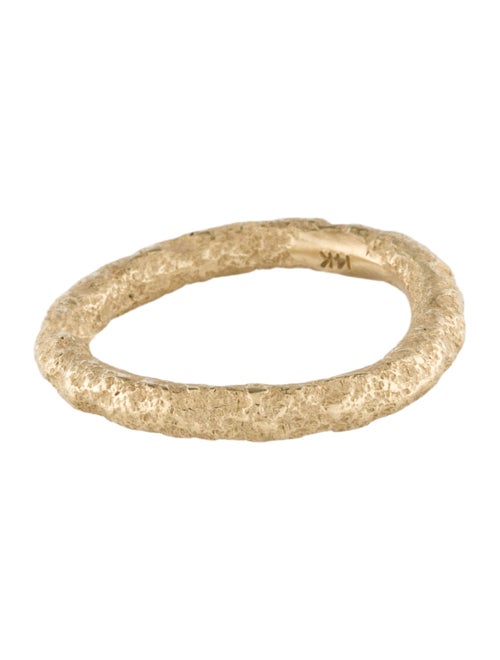 Ring 14K Rustic Textured Band
