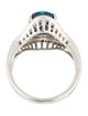 Ring Platinum Opal & Diamond Cocktail Ring
