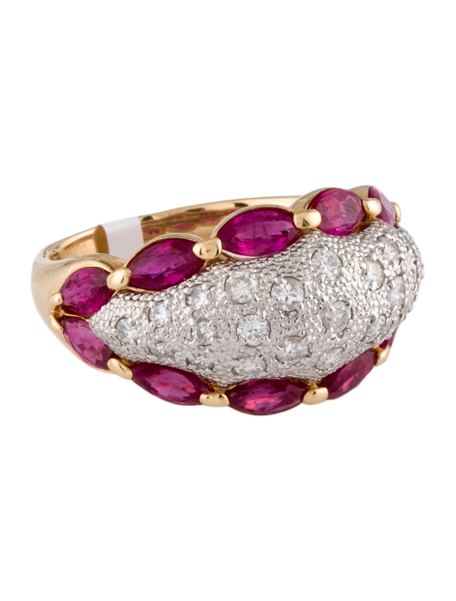 Ring Ruby & Diamond Band