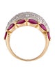 Ring Ruby & Diamond Band
