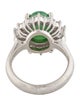 Ring Platinum 4.53ct Jadeite & Diamond Cocktail Ring
