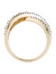 Ring 14K 1.00ctw Diamond Crossover Ring