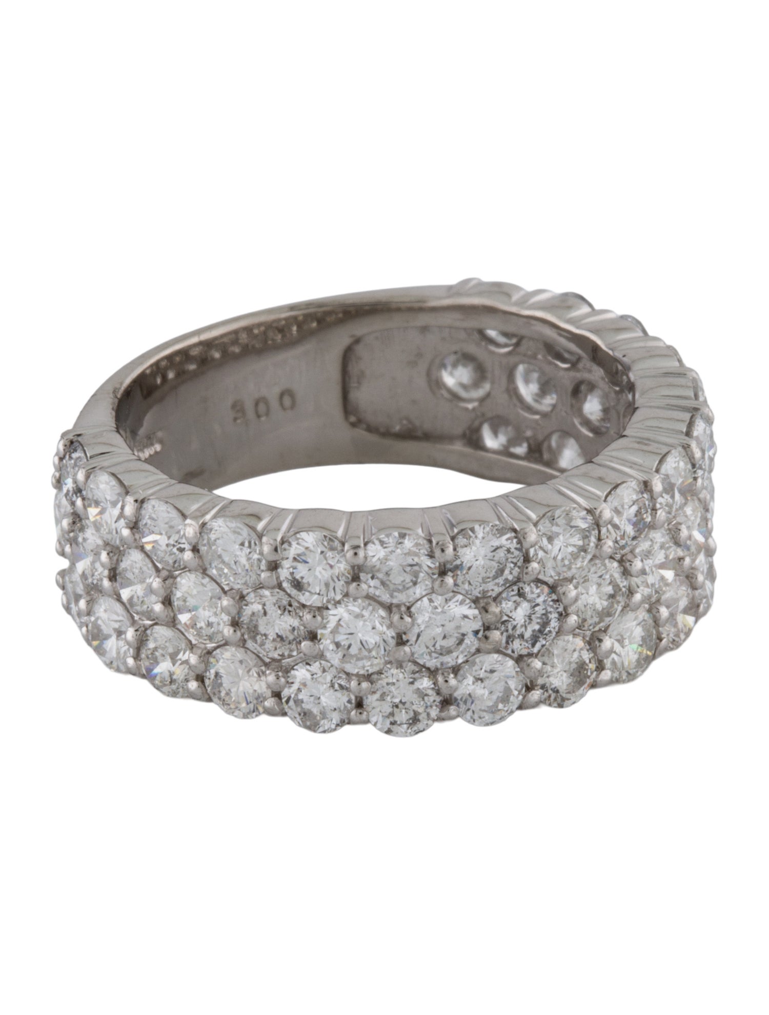 Ring Platinum 3.00ctw Diamond Band