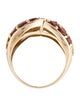 Ring 10K 2.73ctw Garnet Band
