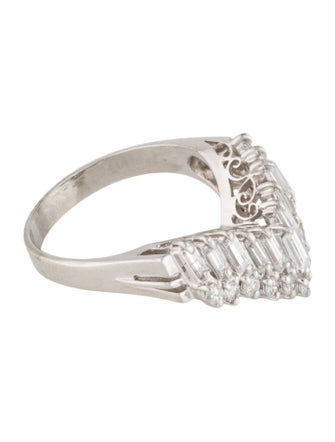 Ring Platinum 1.03ctw Diamond Cocktail Ring