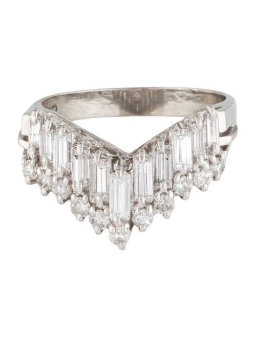 Ring Platinum 1.03ctw Diamond Cocktail Ring