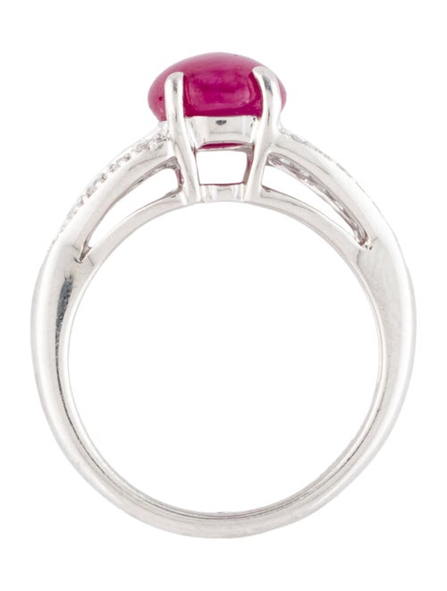 Ring Platinum 3.05ct Ruby & Diamond Cocktail Ring