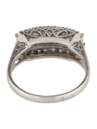 Ring Platinum Diamond Cocktail Ring