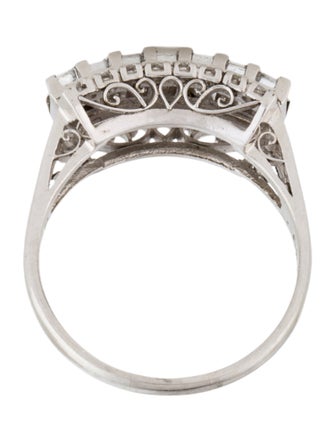 Ring Platinum Diamond Cocktail Ring