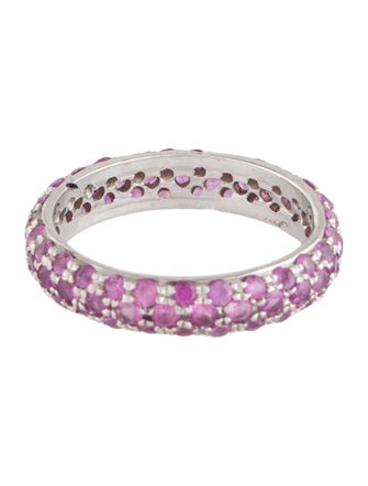 Ring 18K 1.86ctw Sapphire Eternity Band