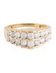 Ring 14K 1.00ctw Diamond Pyramid Band