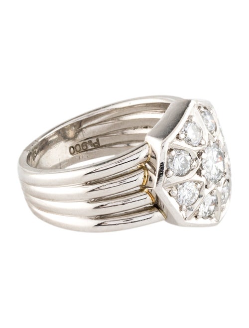 Ring Platinum Diamond Cocktail Ring