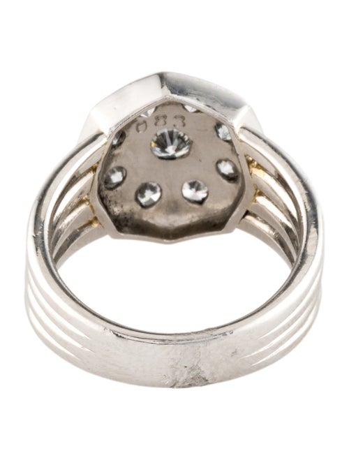 Ring Platinum Diamond Cocktail Ring