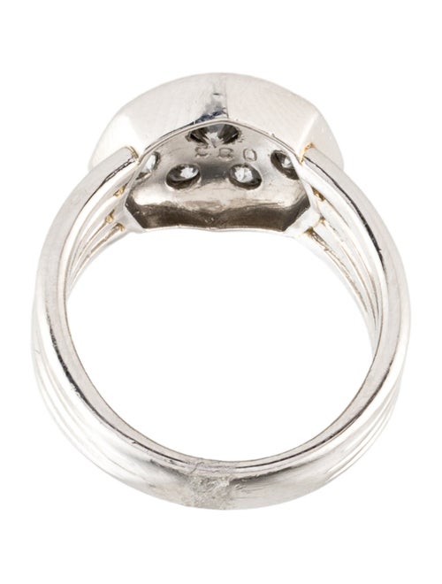 Ring Platinum Diamond Cocktail Ring
