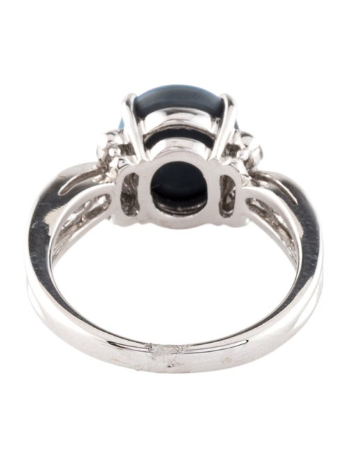 Ring 14K Boulder Opal & Diamond Cocktail Ring