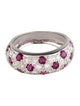 Ring 18K 1.65ctw Ruby & Diamond Band