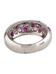 Ring 18K 1.65ctw Ruby & Diamond Band