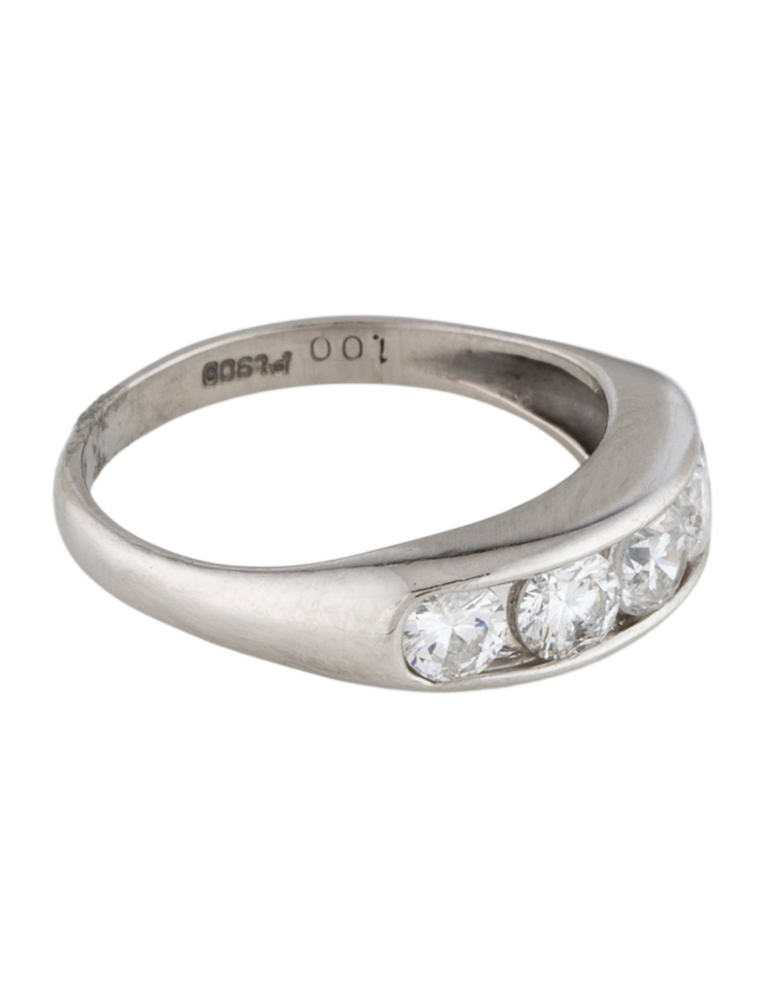 Ring Platinum 1.00ctw Diamond Band