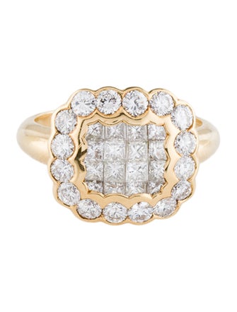 Ring 18K 2.00ctw Diamond Cocktail Ring