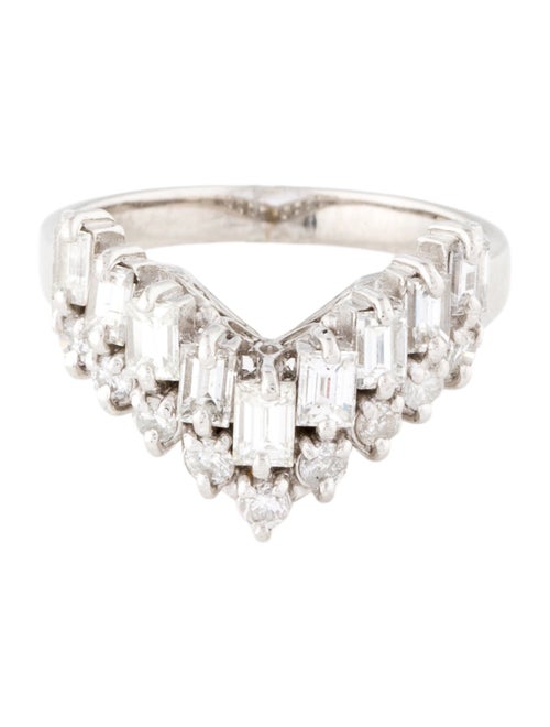 Ring Platinum 1.0ctw Diamond Cocktail Ring